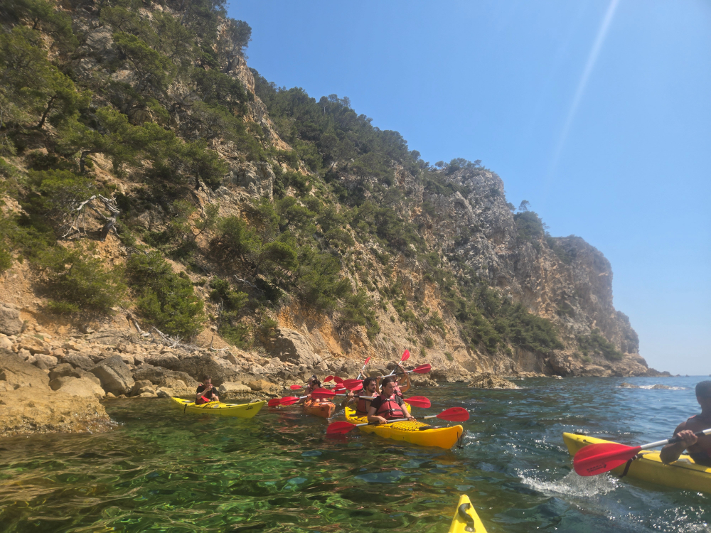 saint cyr sur mer Sortie encadrée kayak de mer calanques de st cyr sur mer