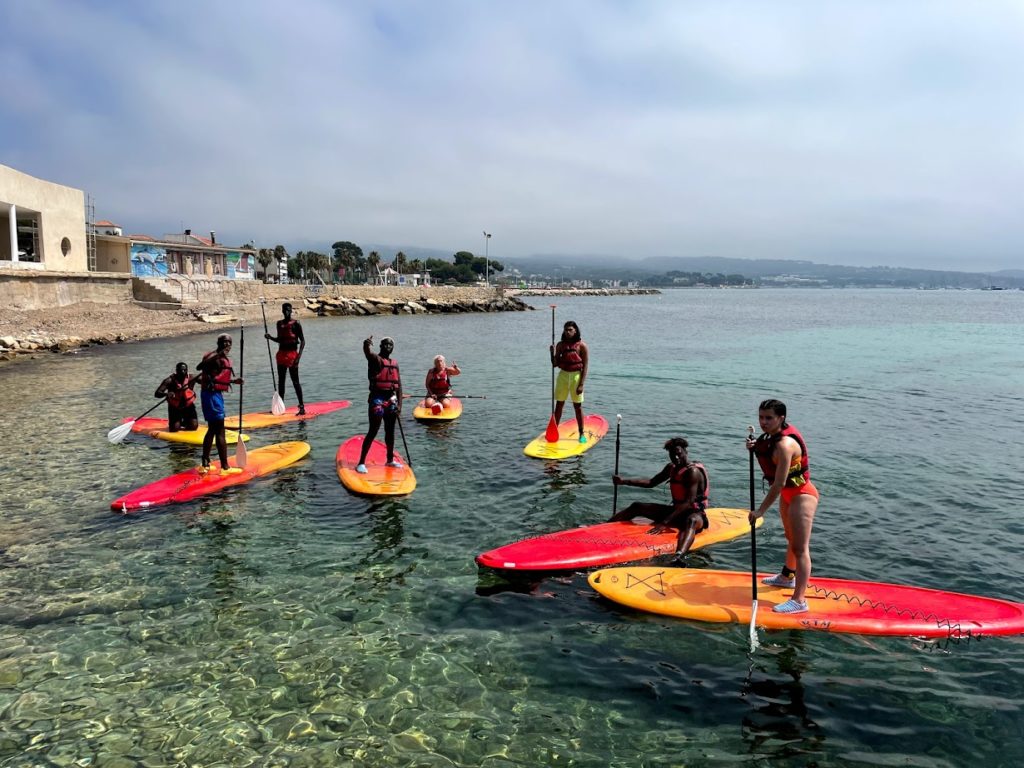 2022-06-17 surf stand up paddle in Provence