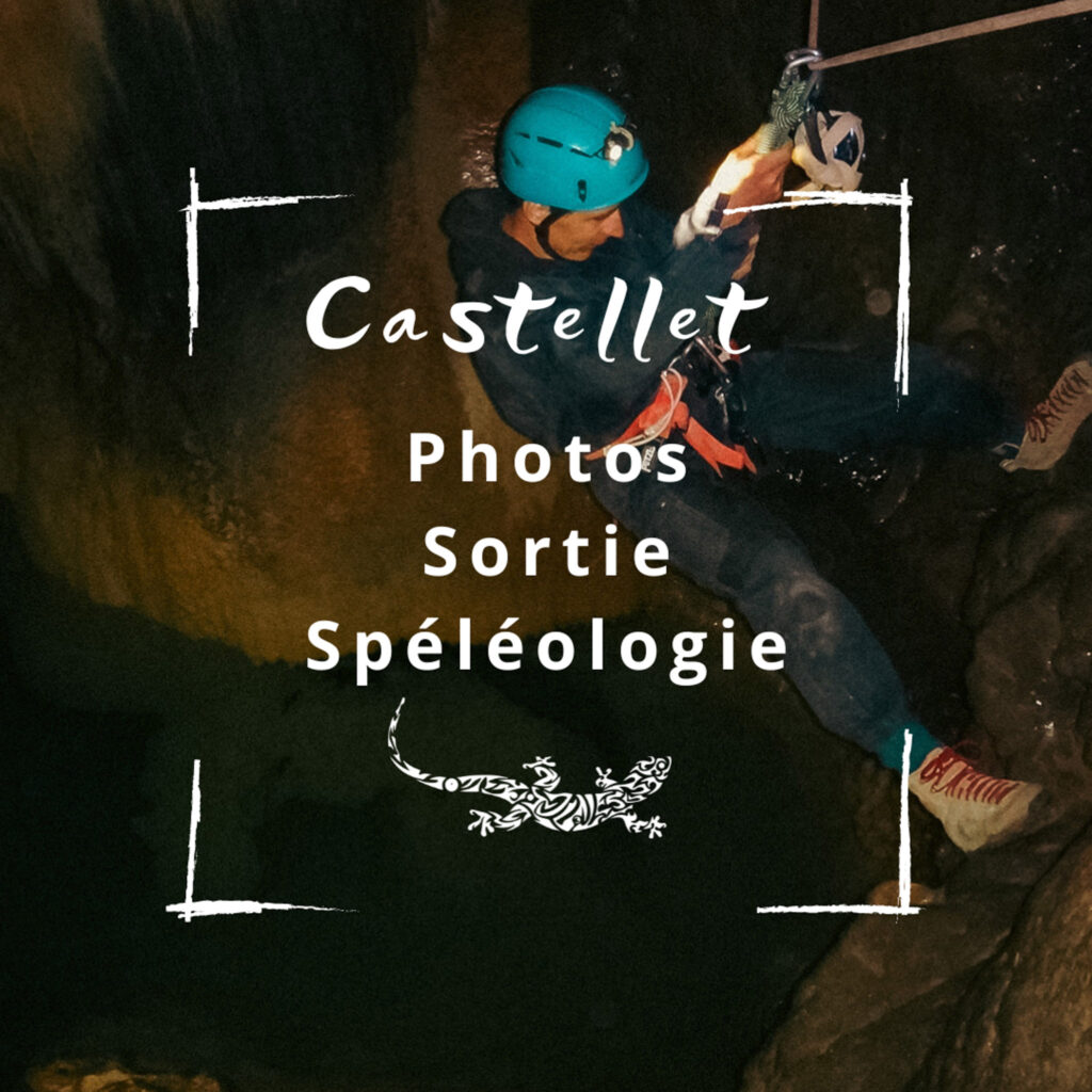 spéléologie album photo expénature Castellet, grotte, trou sous terre, randonnée dans la boue et l'argile