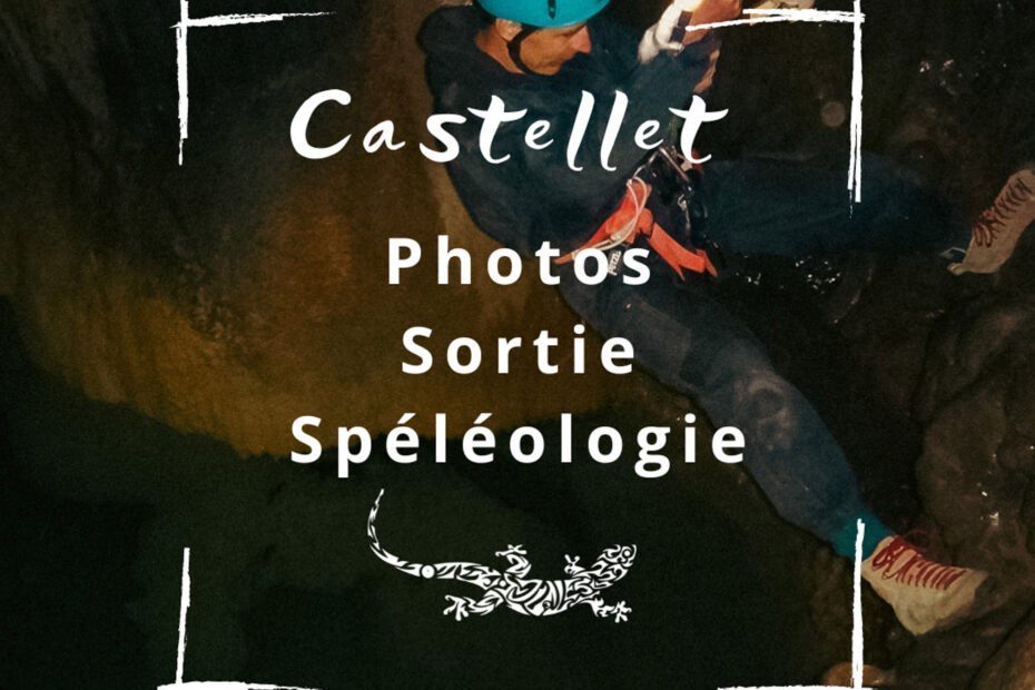 spéléologie album photo expénature Castellet, grotte, trou sous terre, randonnée dans la boue et l'argile