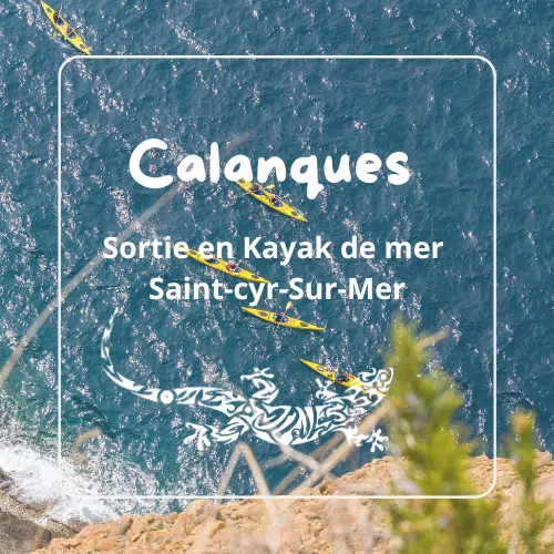 Location et sortie guidée kayak de mer calanques