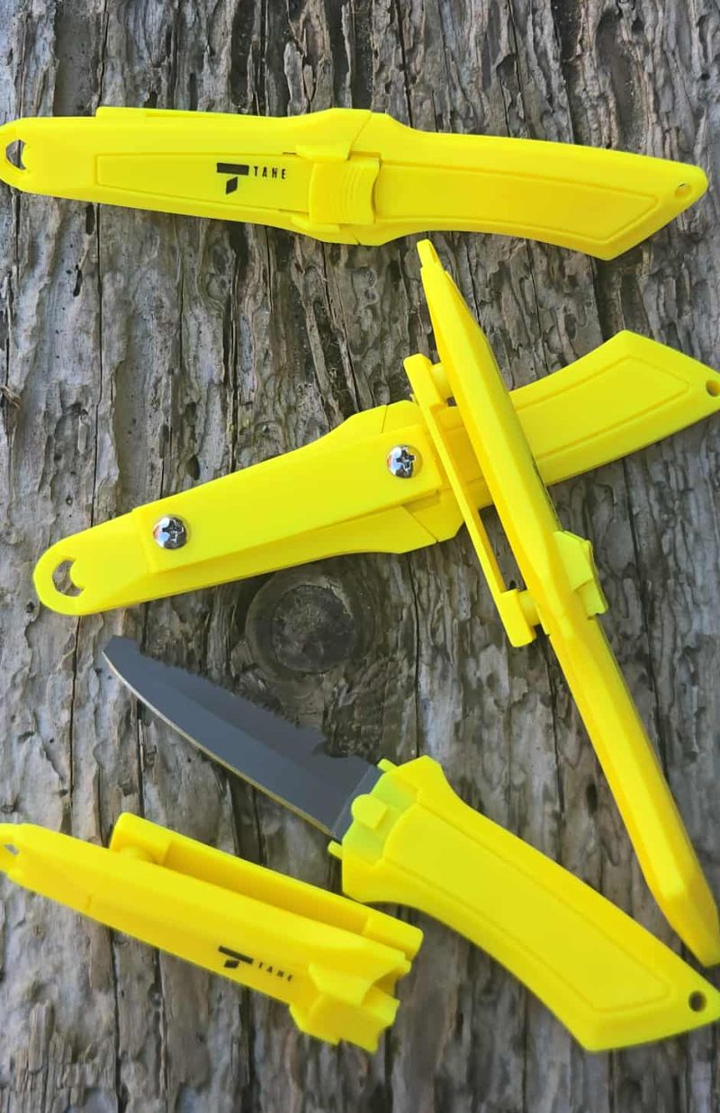 couteau tahe gilet moniteur kayak plongée