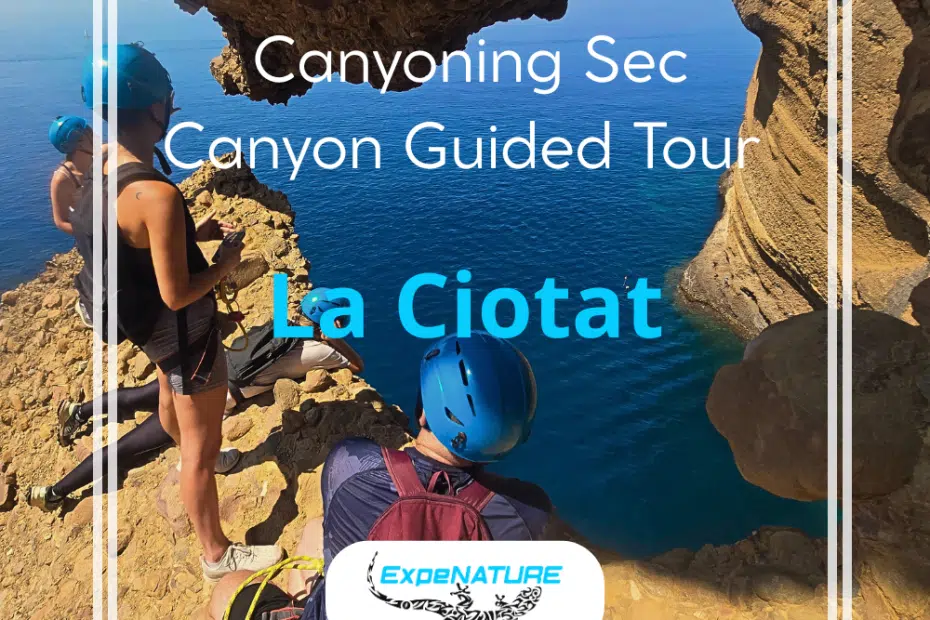 canyoing sec via corda via ferrata expenature descente rappel