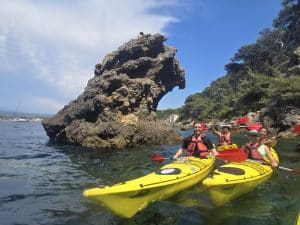 Kayak de mer falaises de Saint-Cyr